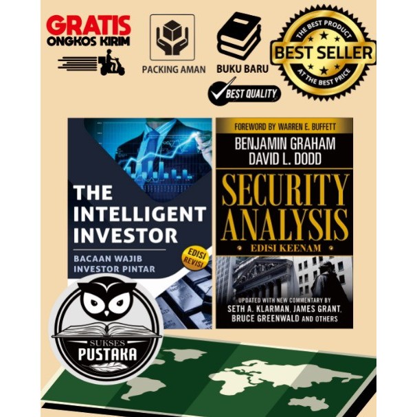 [INDONESIA] PAKET 2 THE INTELLIGENT INVESTOR + SECURITY ANALYSIS SIXTH EDITION