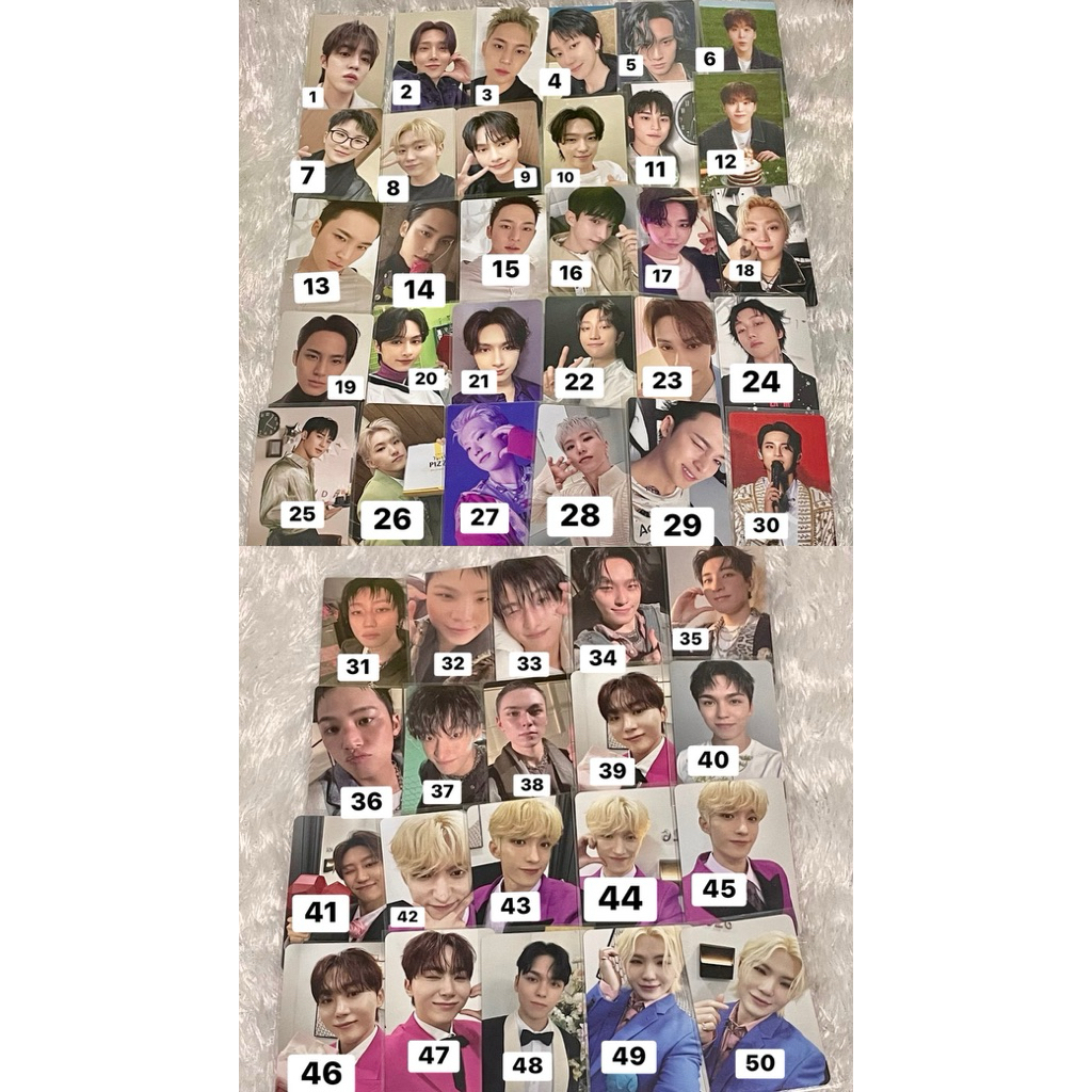 [CLEARANCE SALE] Photocard Seventeen Official Mingyu Jeonghan Wonwoo Hoshi