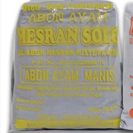 

Abon Ayam manis Mesran Solo Original