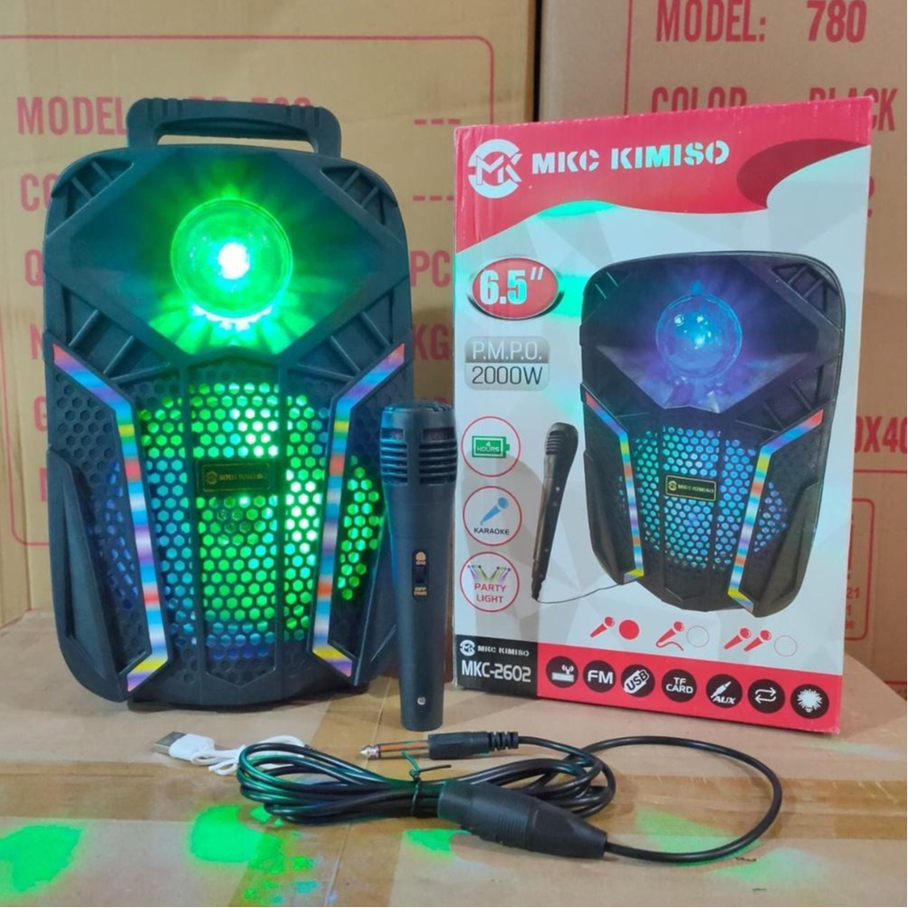 Speaker Bluetooth KMS 6.5 Inch QS-2602 Fee Mic