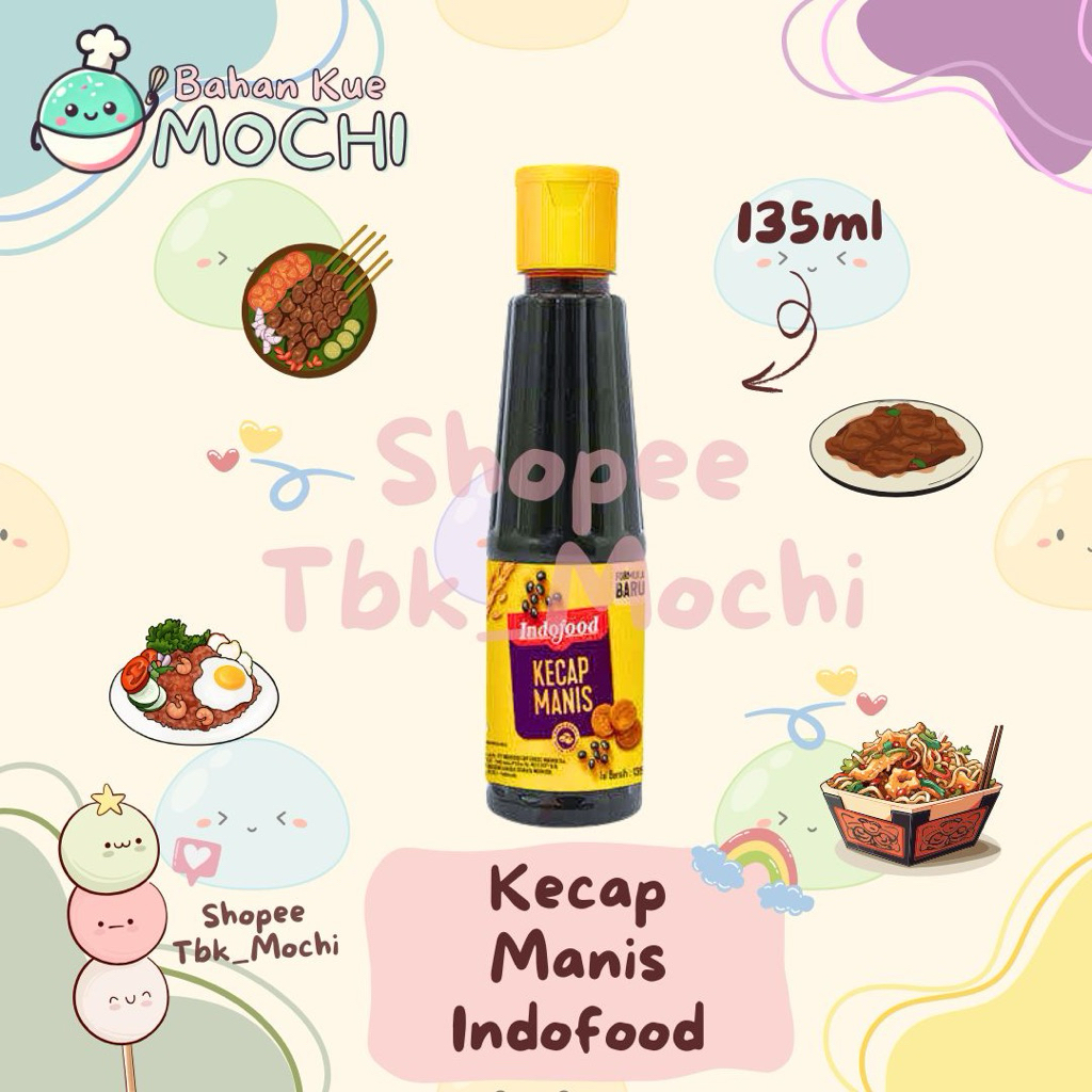 

Kecap Manis Indofood 135ml / Kecap Manis botol 135ml Indofood / Sweet Soy Sauce