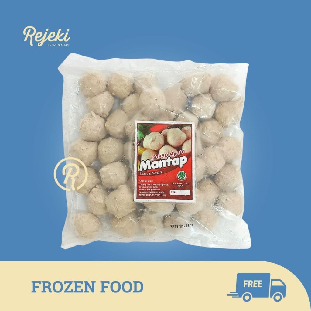 

Bakso Ayam Mantap 500gr - Rejeki Frozen
