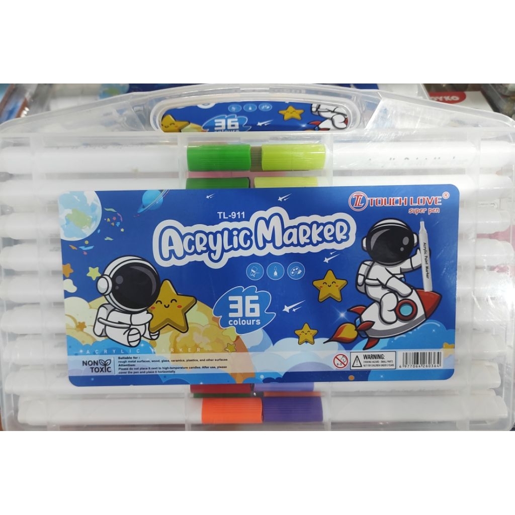 

Touch Love Super Pen Spidol Acrylic Paint Marker 36 warna hp
