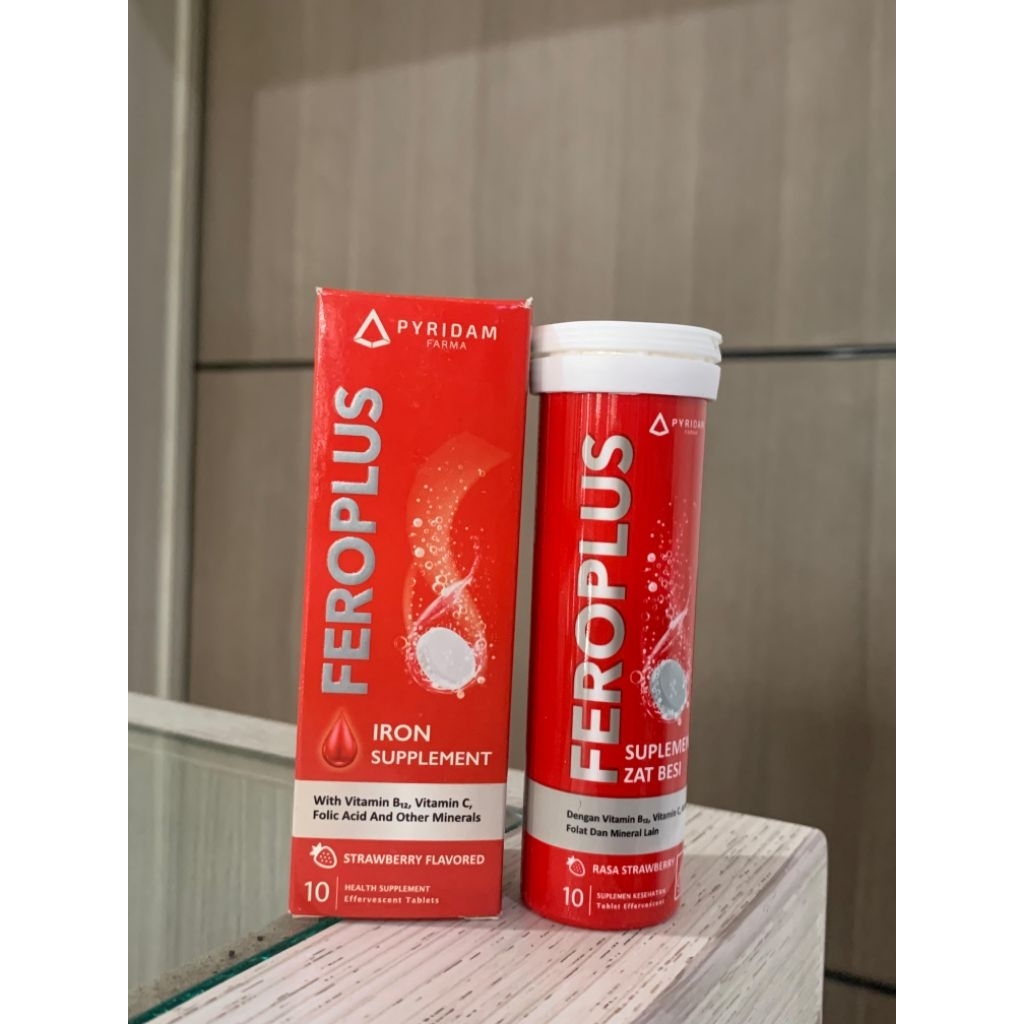 FEROPLUS EFFERVESCENT SUPLEMEN ZAT BESI 10TAB