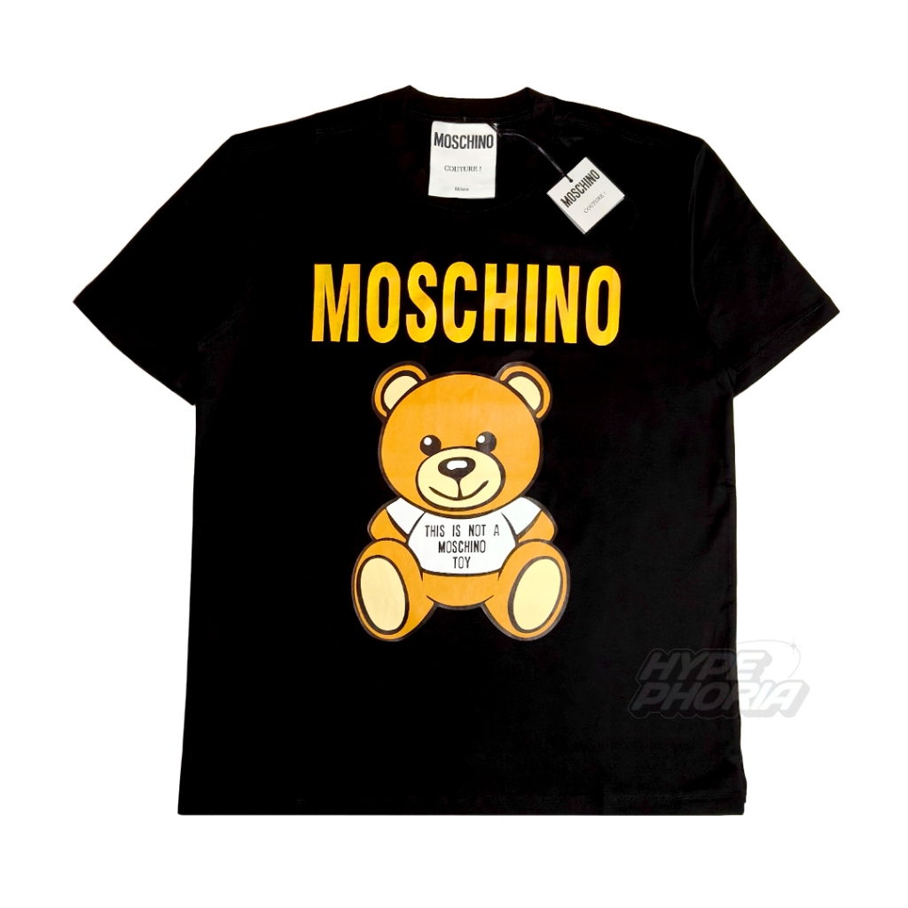 KAOS PRIA MOSCHINO TEDDY PREMIUM ORIGINAL / SIZE M-XXL / T-SHIRT CASUAL UNISEX COTTON 100%