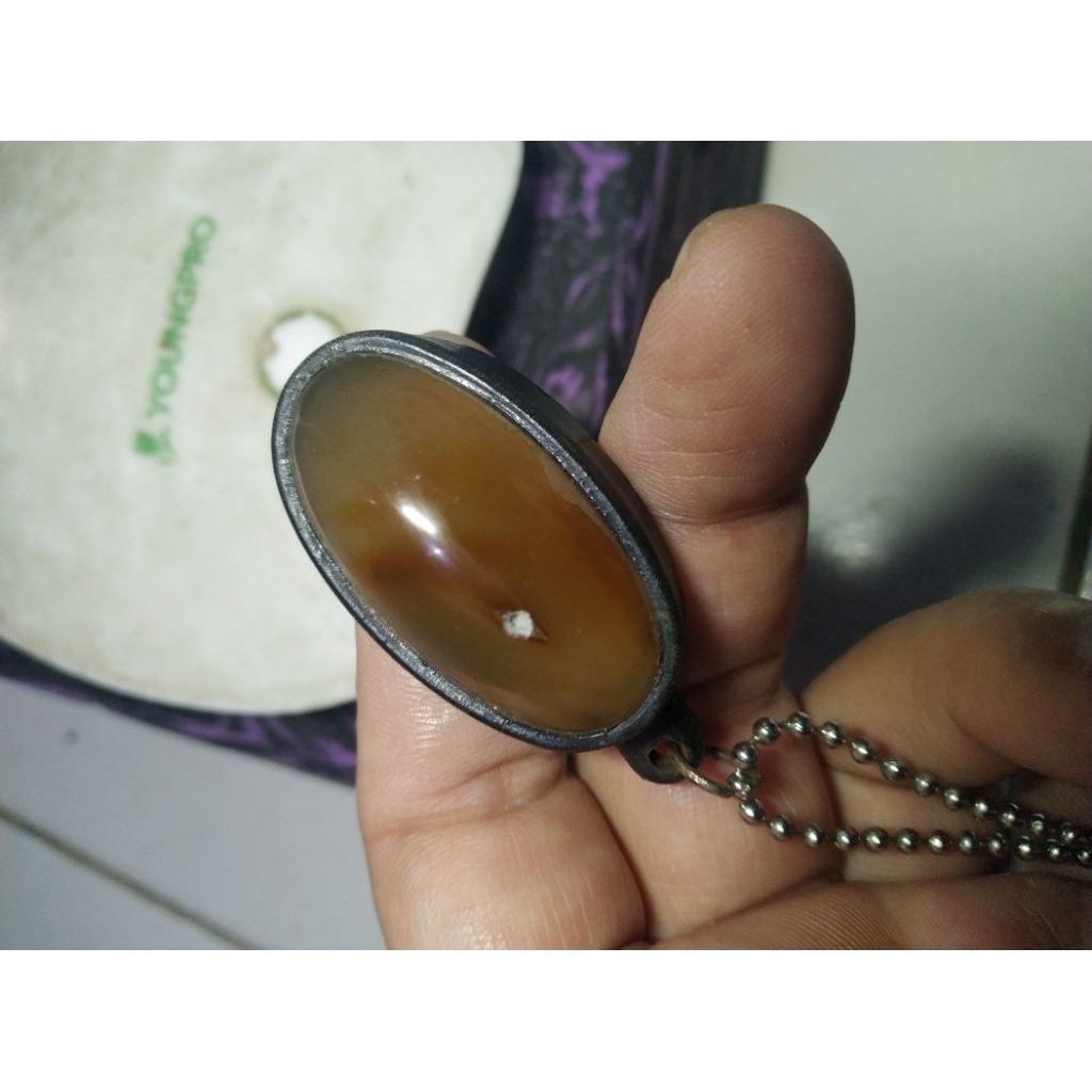 Batu Akik Anggur Combong Lawas Liontin Natural kode L/4