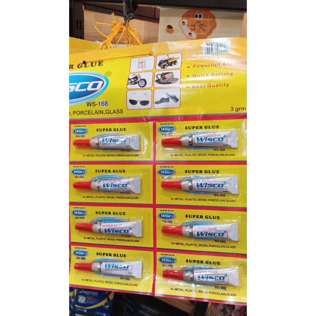 

WISCO SUPER GLUE WS-168 RENCENG (PER PCS)