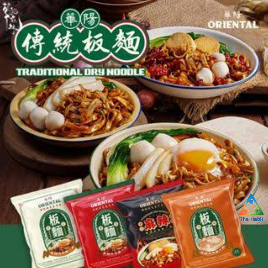 

(The Habit) Oriental Pan Mee Instan Kemasan Bagus Desain Bagus 145gr