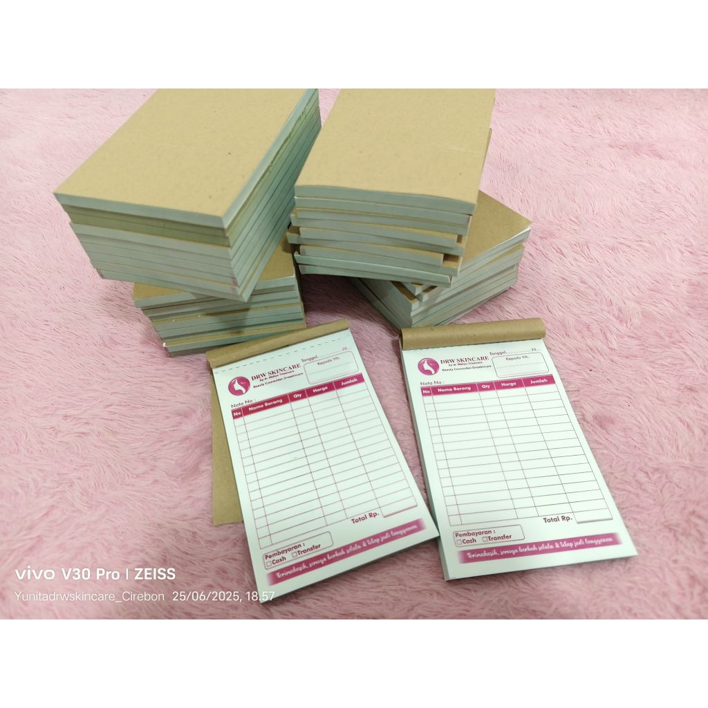 

Nota Anti Luntur DRW Skincare