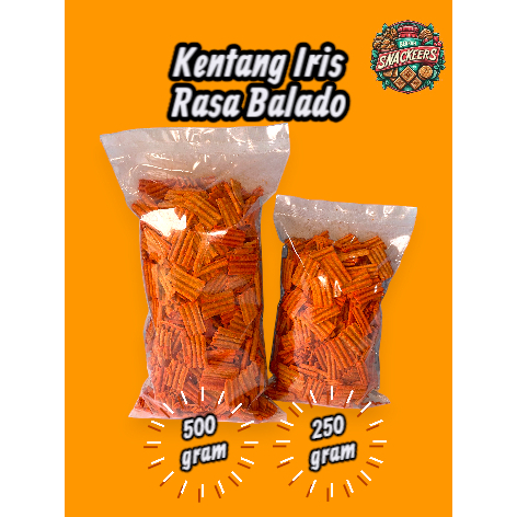 

Kentang Iris Balado Pedas / Snack Kentang Iris Balado
