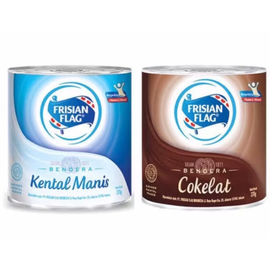 

Frisian flag bendera kental manis kaleng 370 gr