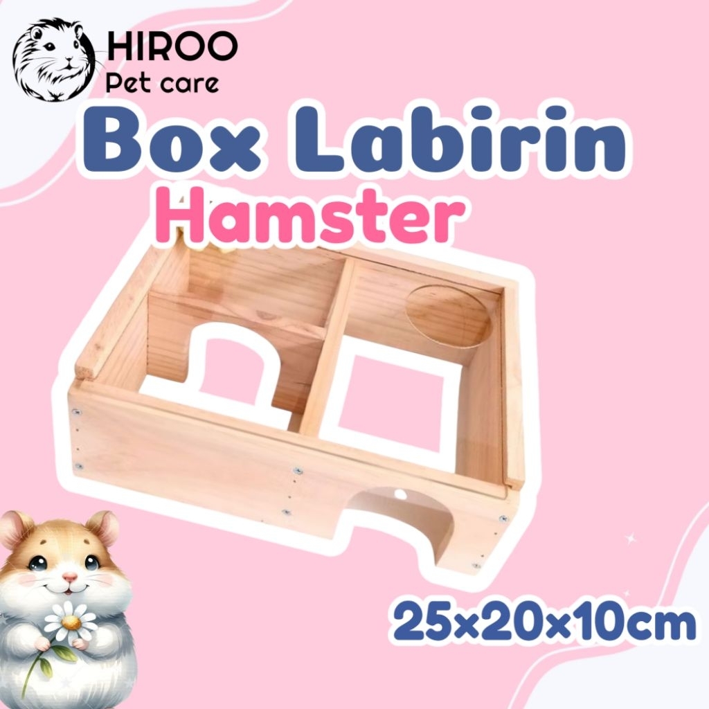 MAINAN LABIRIN HAMSTER MAZE KOTAK LABIRIN HAMSTER