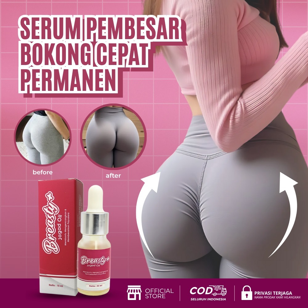【VIRAL AMPUH】BREASTY+ Serum pembesar bokong,pembesar bokong wanita permanen,Kendur Bokong Semok Loti