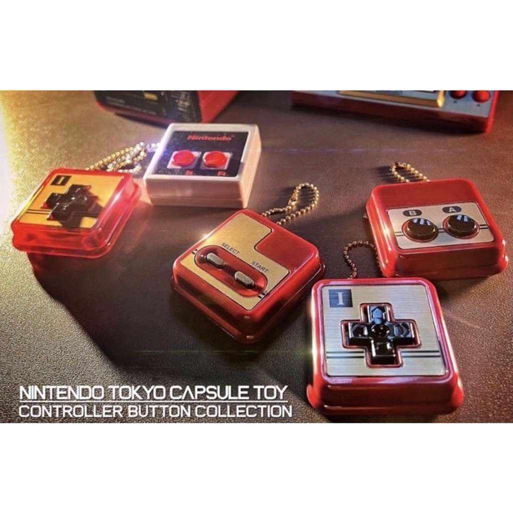 Miniature Keychain Nintendo Controller Collection