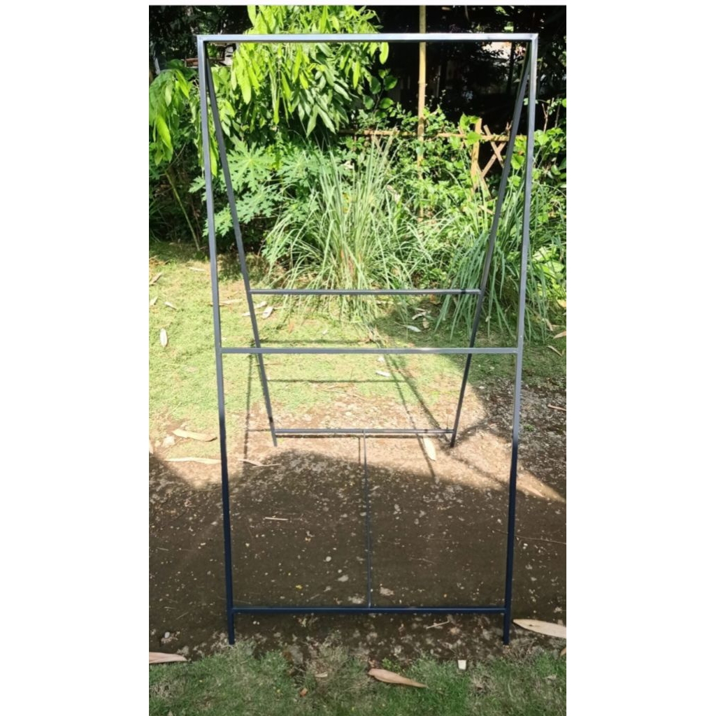 stand banner hollow besi tebal/kerangka sepanduk jualan