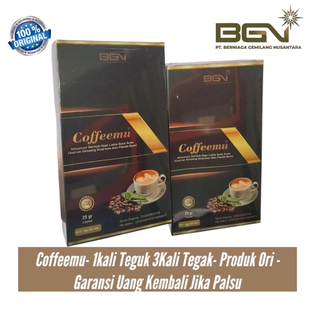 

[5Sachet] COFFEEMU - COFEEMU - COFFEMU - KOPI BGN ORIGINAL