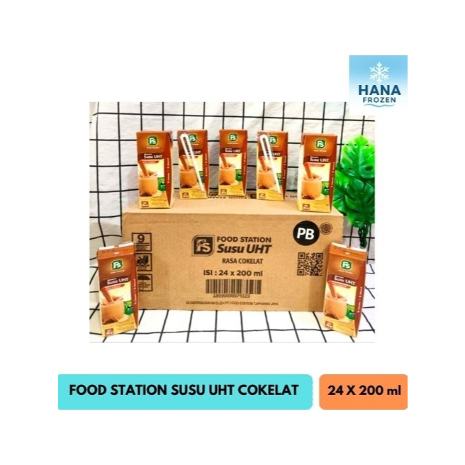 

FOOD STATION SUSU UHT RASA COKELAT (1 DUS)
