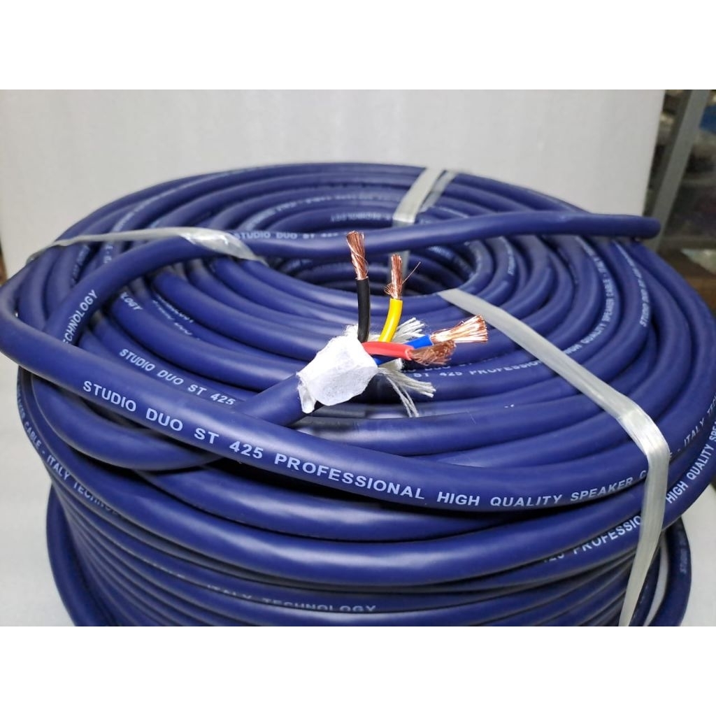 Kabel Speaker 4x2.5 Studio Duo Panjang 50 Meter