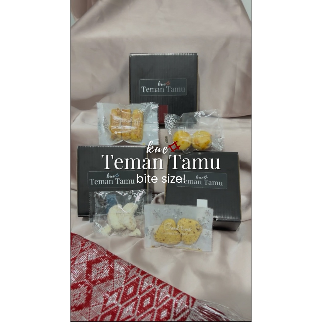 

[ PAKET ISI 4 PCS ] Kue Kering Kastangel / Sagu Keju / Putri Salju / Nastar Premium Wijsman