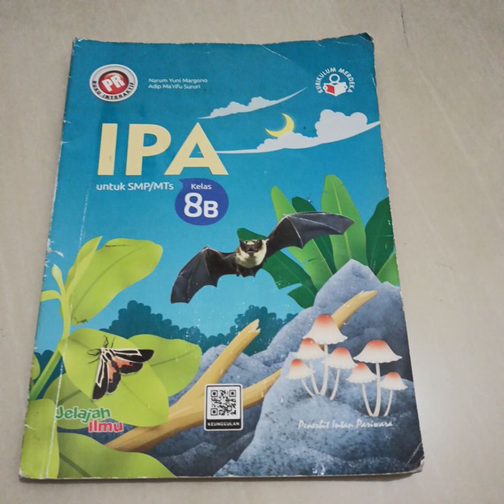 Buku Cetak IPA kelas 8 semester 2 Penerbit Intan Pariwara
