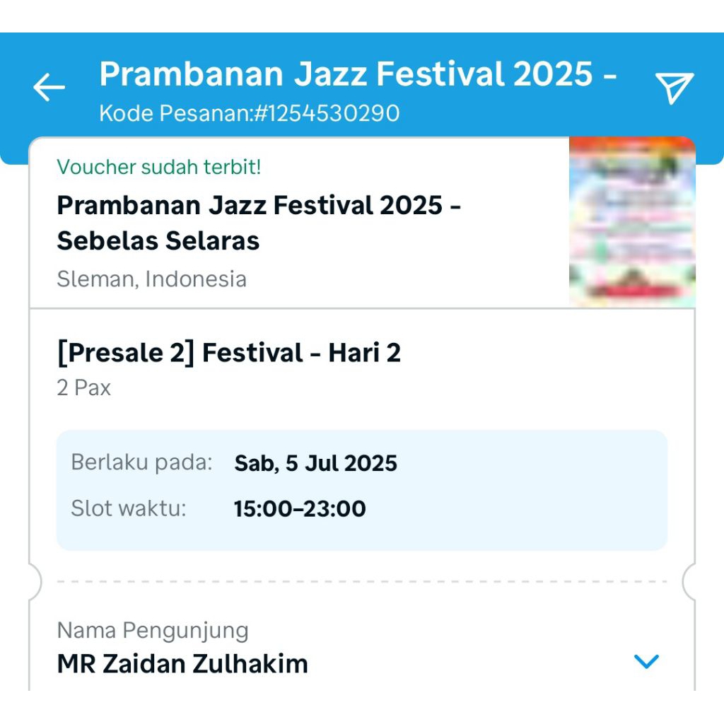 Prambanan Jazz Festival Day 2