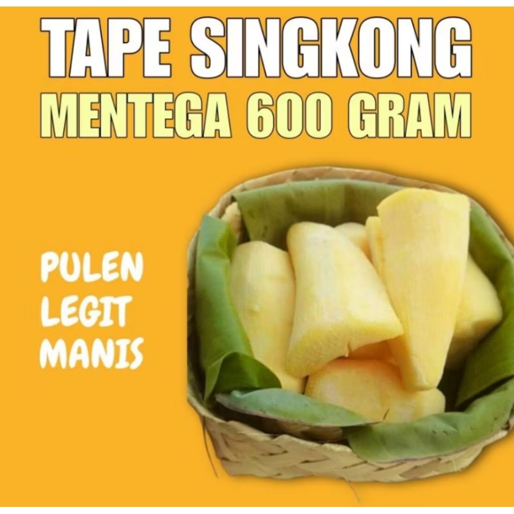 

Tape Singkong Mentega manis lembut dan pulen