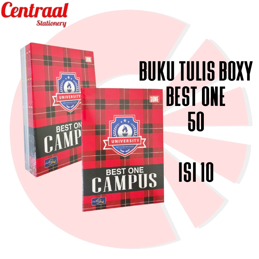 

Buku Tulis Boxy BestOne 50 Lembar 10Pcs
