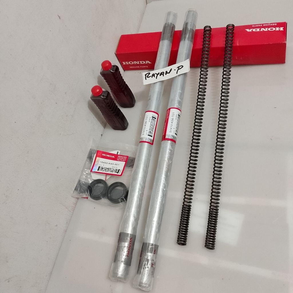 sok depan Honda sonic 150R sonic 150 +oil sil per sok komplit K56