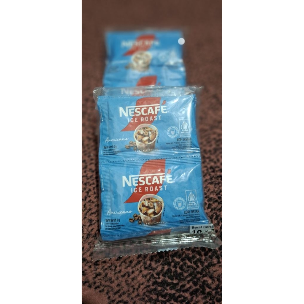 

nescafe ice roast 1 renteng isi 10 pcs