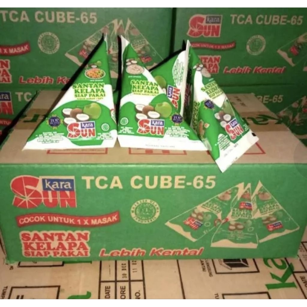 

sun kara 65ml santan kelapa 1dus isi 36 pcs