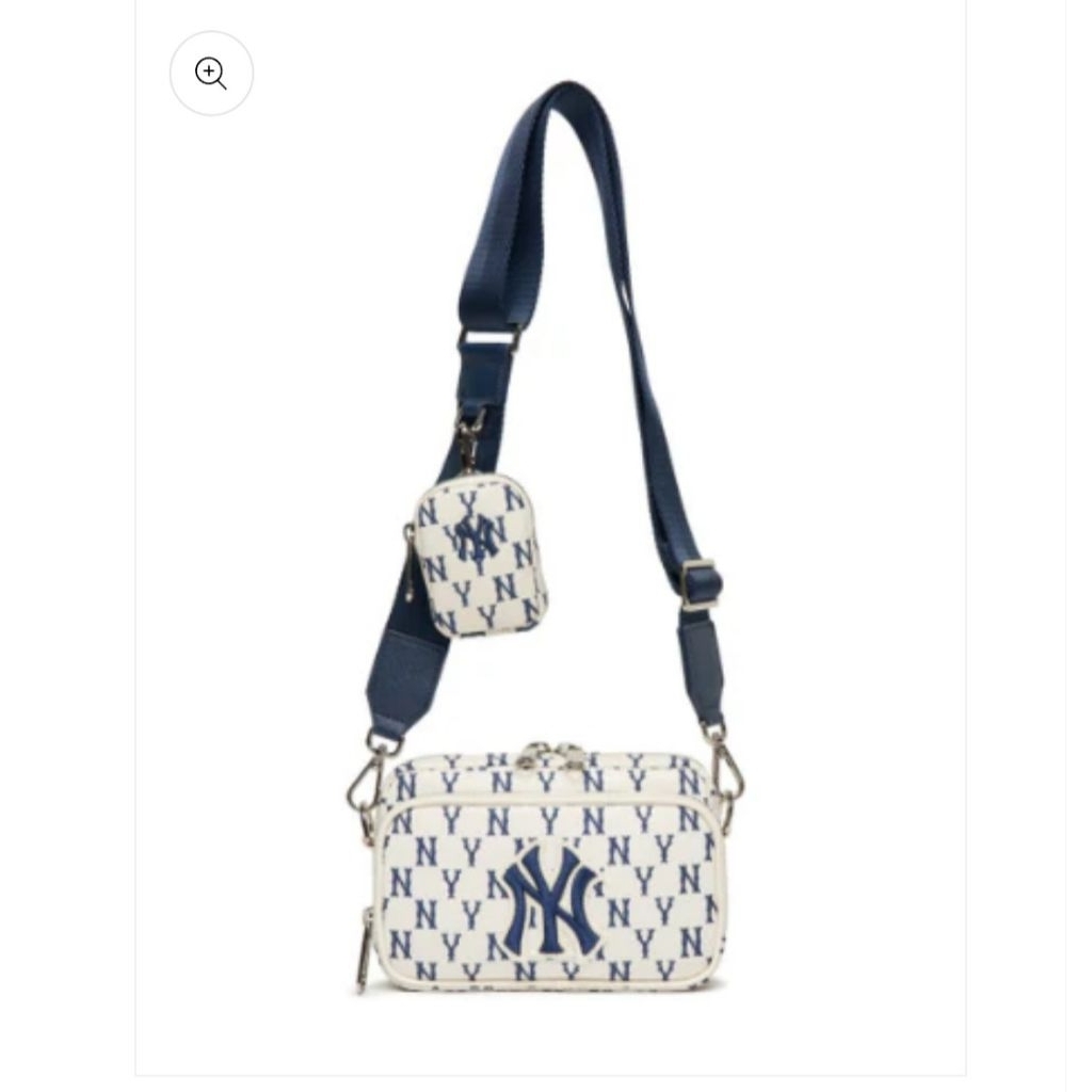 MLB Monogram Crossbody Bag (White) ORI