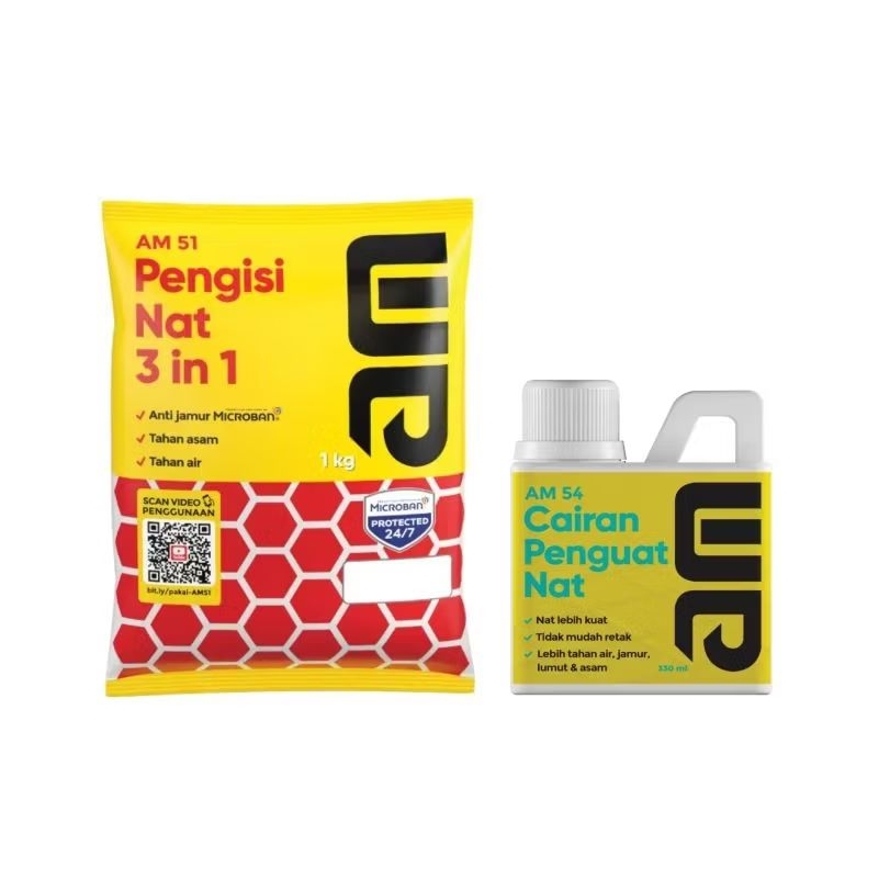 Am 51 Pengisi Nat Varian Warna + Am 54 Cairan Penguat Nat