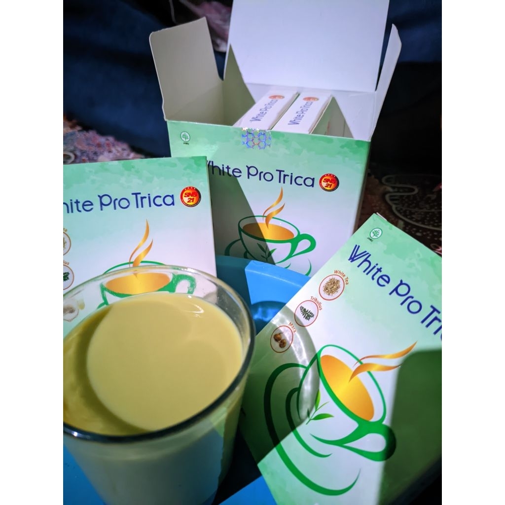 

white tea 1 sachet minuman teh herbal