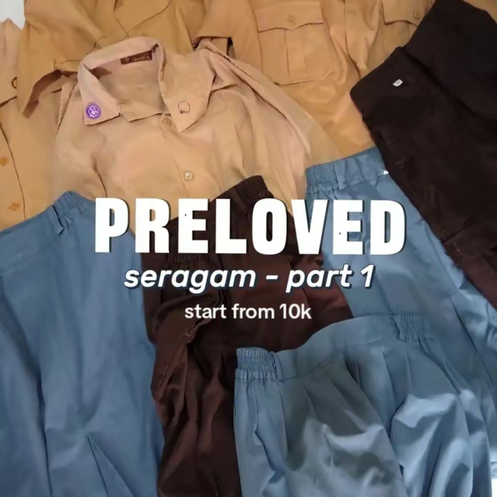 PRELOVED SERAGAM SMA