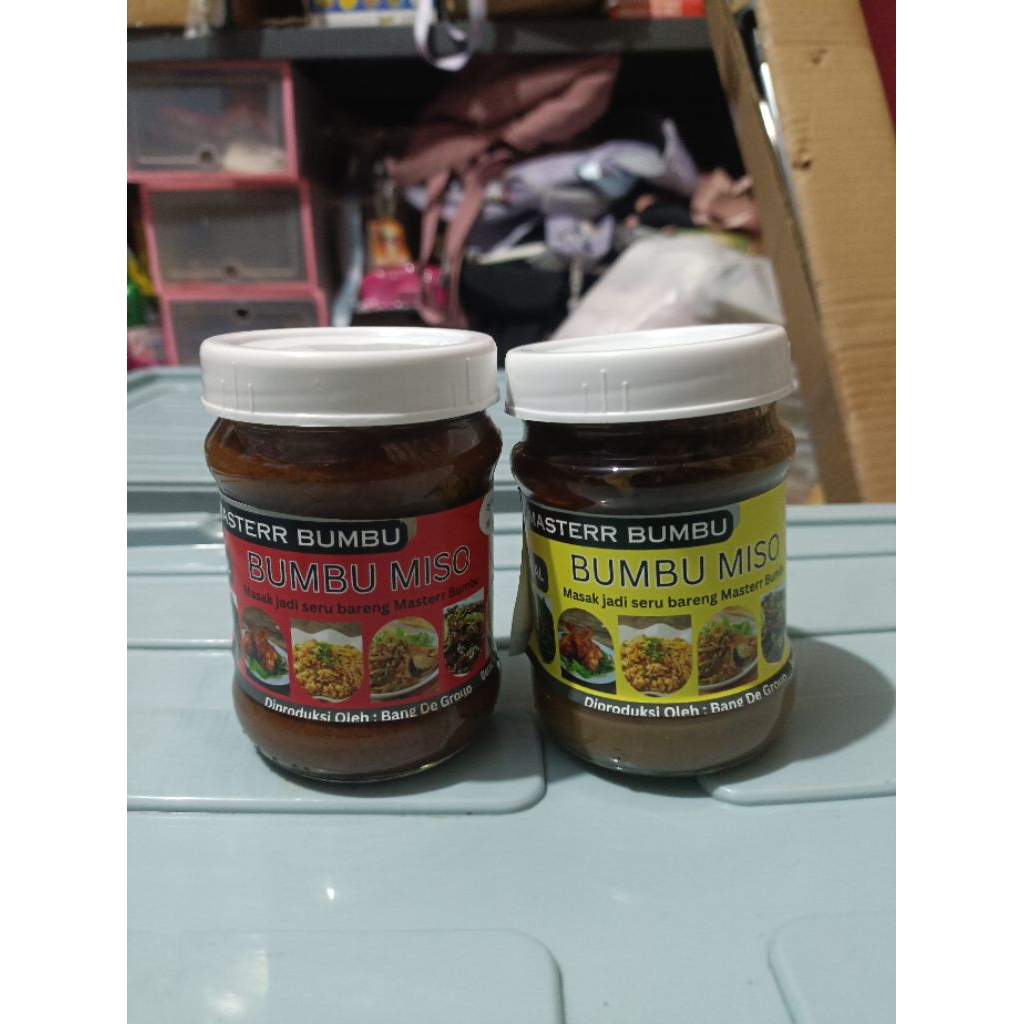 

BUNDLING paket Red miso 2 varian kemasan @250gr/topless