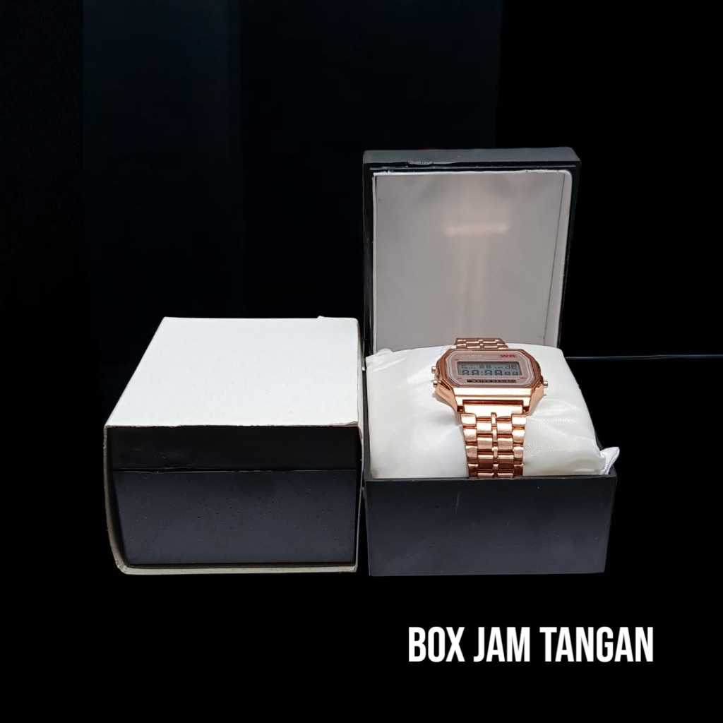 

Kotak Box Jam Tangan Polos Bahan Tebal dengan Busa Watch Box