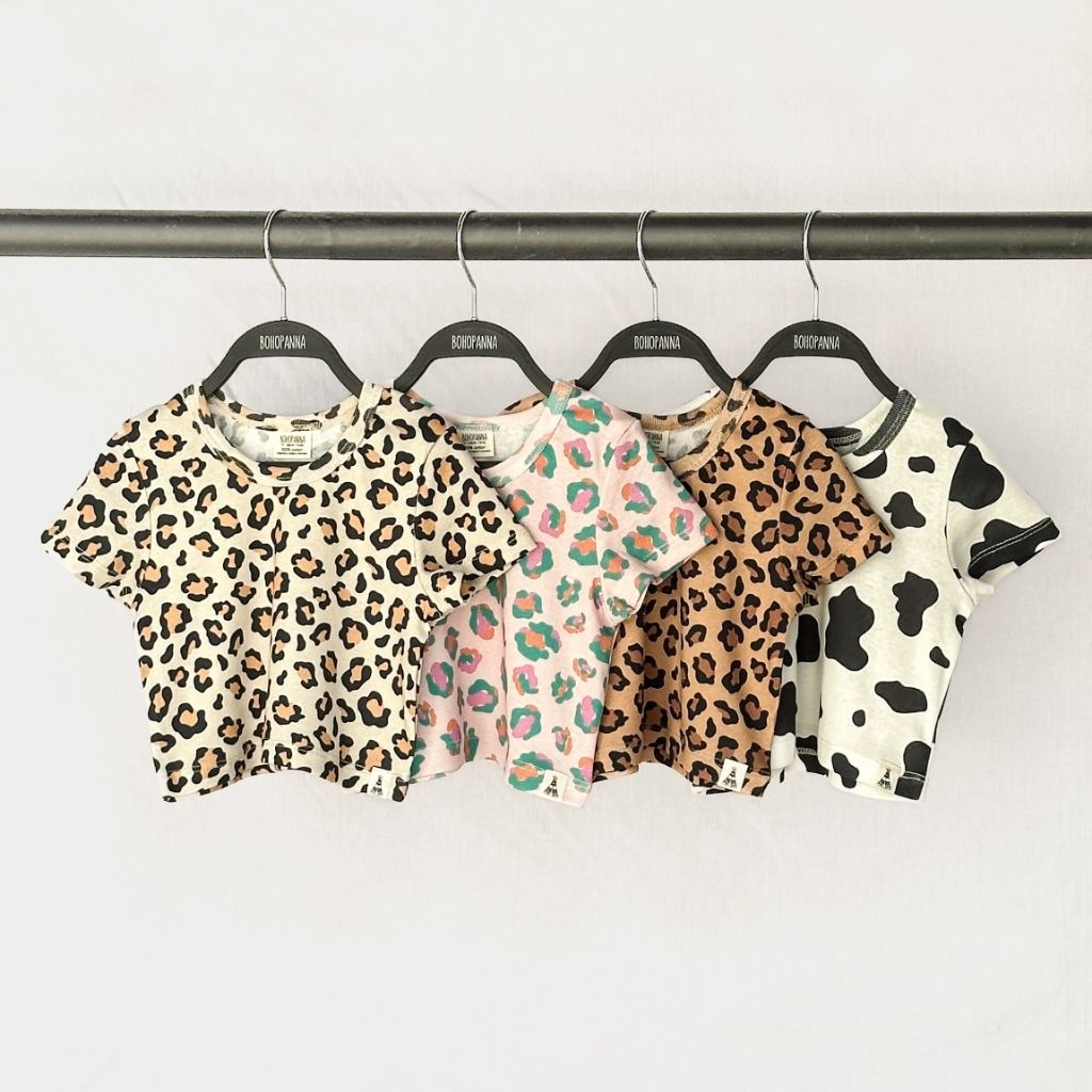 Murah  Bohopanna - Animal Crop Top Print Size Kecil Bohopanna - Baju Anak - Pakaian Anak - Baju