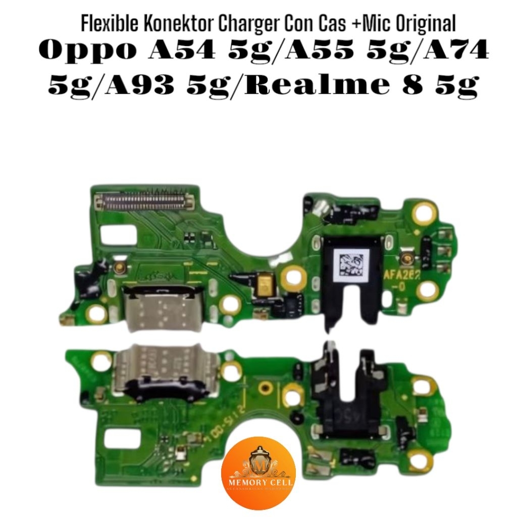 Flexible Konektor Charger Con Cas +Mic Oppo Oppo A54 5g Oppo A55 5g A74 5g A93 5g Realme 8 5g Origin