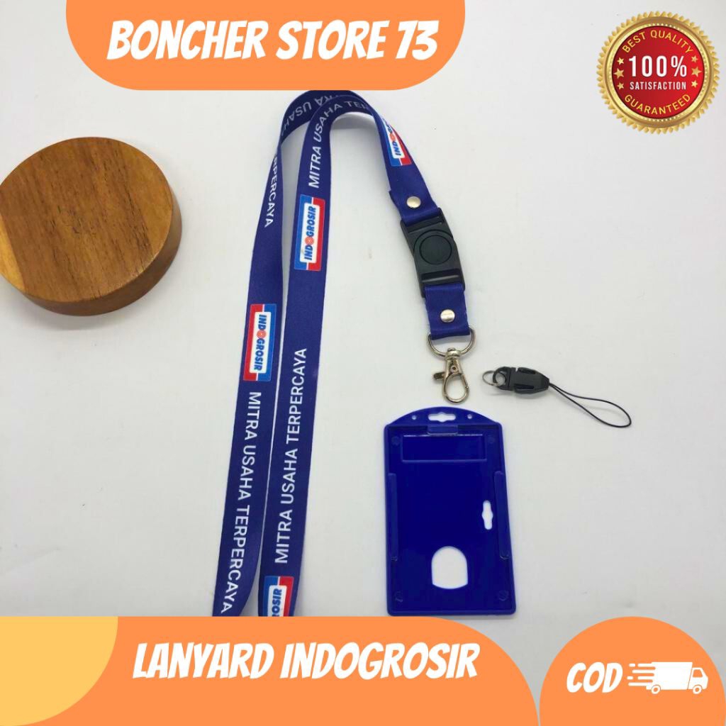 

Tali idcard INDOGROSIR Lanyard Indogrosir Printing Full Colour Cetak 2 Sisi
