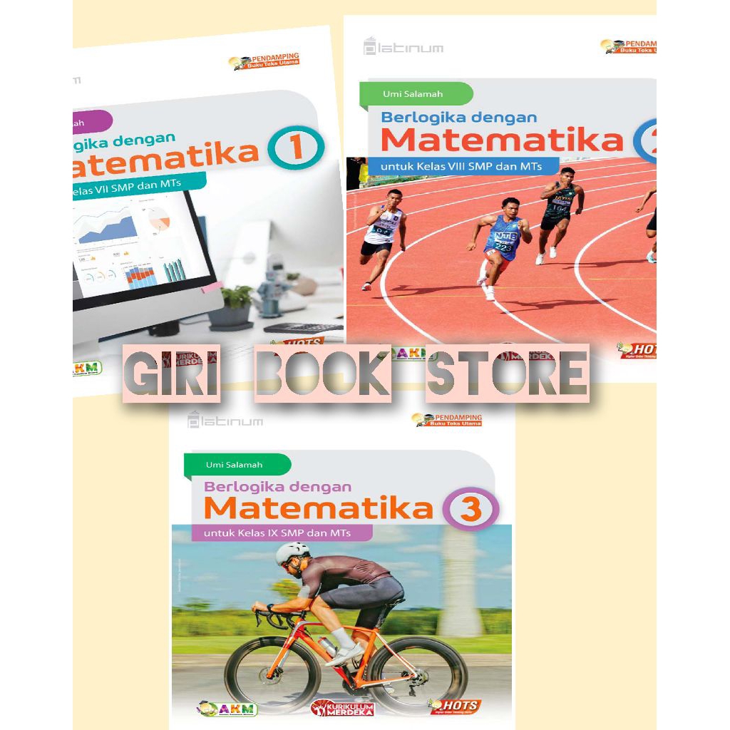 Buku Platinum Matematika SMP/MTS Kelas 7 8 9  Kurikulum Merdeka Penerbit Tiga Serangkai Revisi Terba