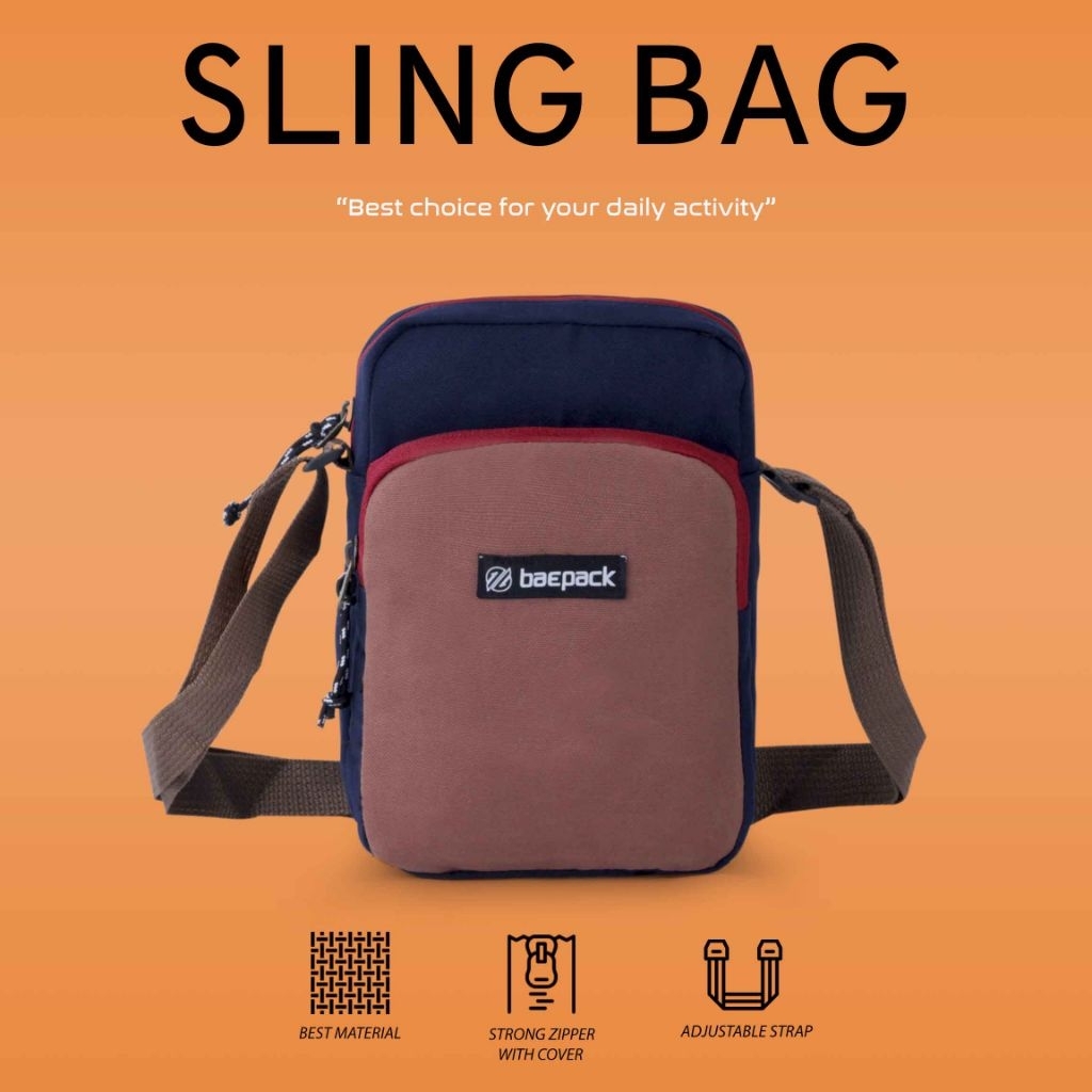 Sling Bag Tas slempang mini pria wanita