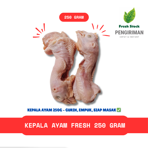 

KEPALA AYAM FRESH 250 GRAM | FreshStock