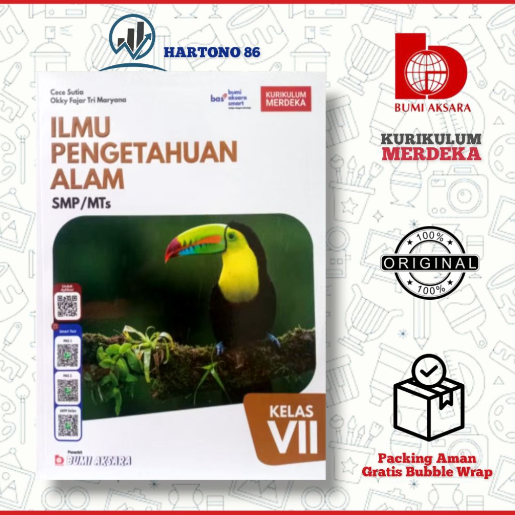 Buku Paket IPA BUMI AKSARA SMP/MTs kelas 7 kurikulum merdeka