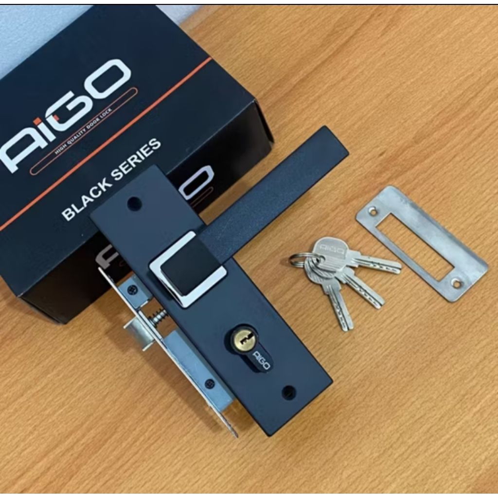 KUNCI PINTU SET GAGANG AIGO  HANDLE PINTU SET AIGO