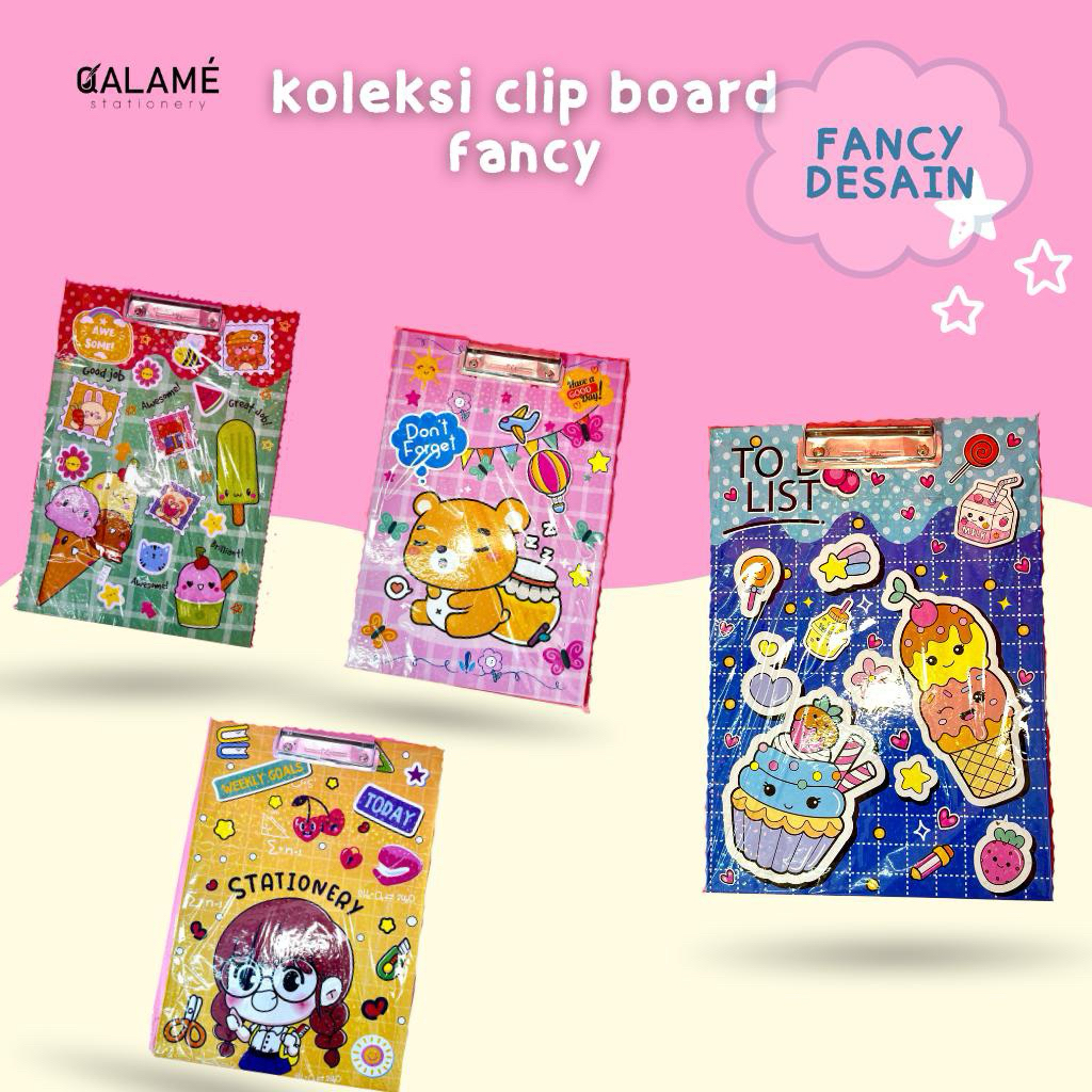 

Clip Board Papan Ujian Fancy