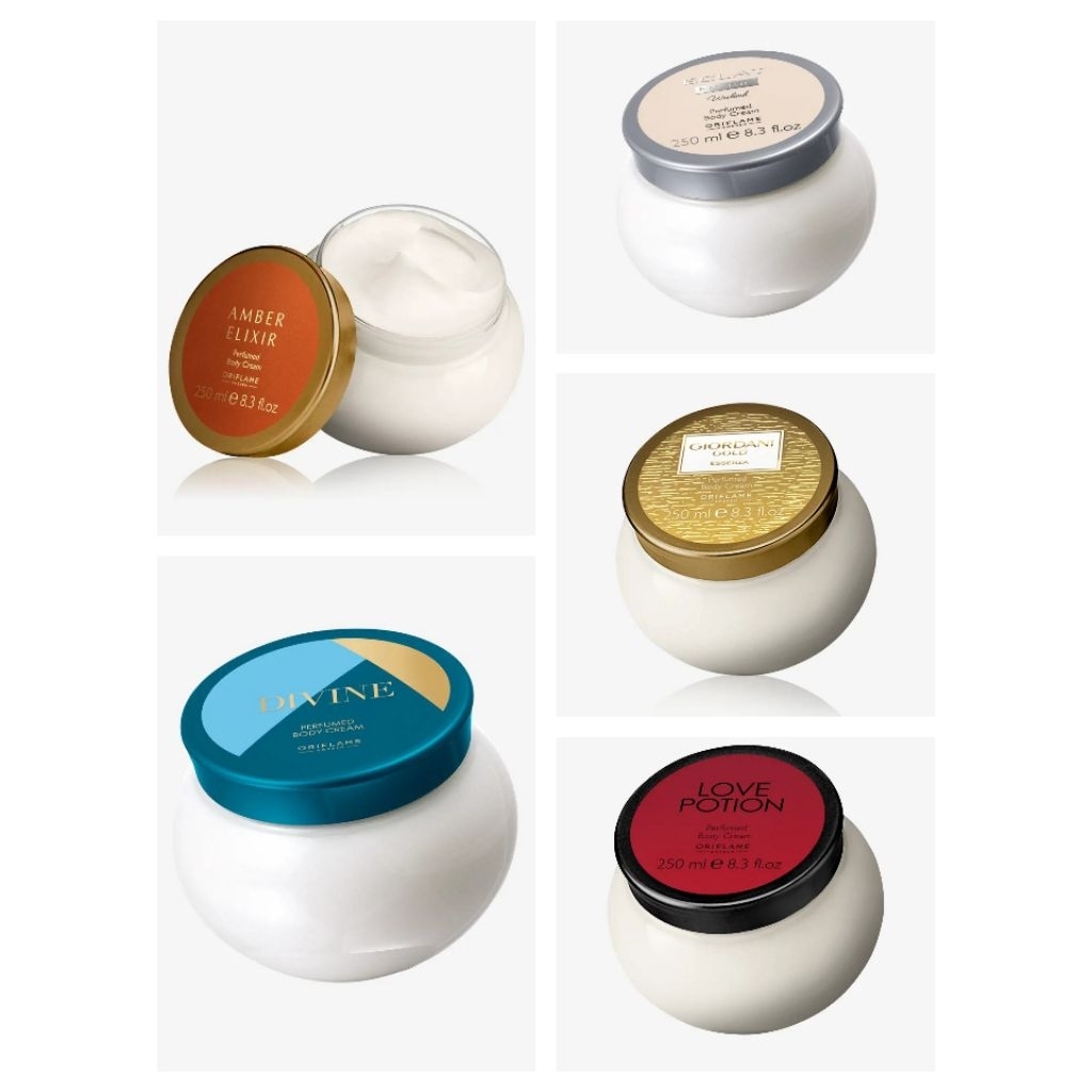 PERFUMED BODY CREAM - DIVINE BODY CREAM / LOVE POTION BODY CREAM / AMBER BODY CREAM / GG ESSENZA BOD