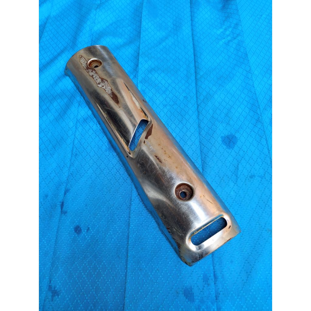 tameng knalpot Jupiter z Burhan / tameng pelindung Jupiter z original