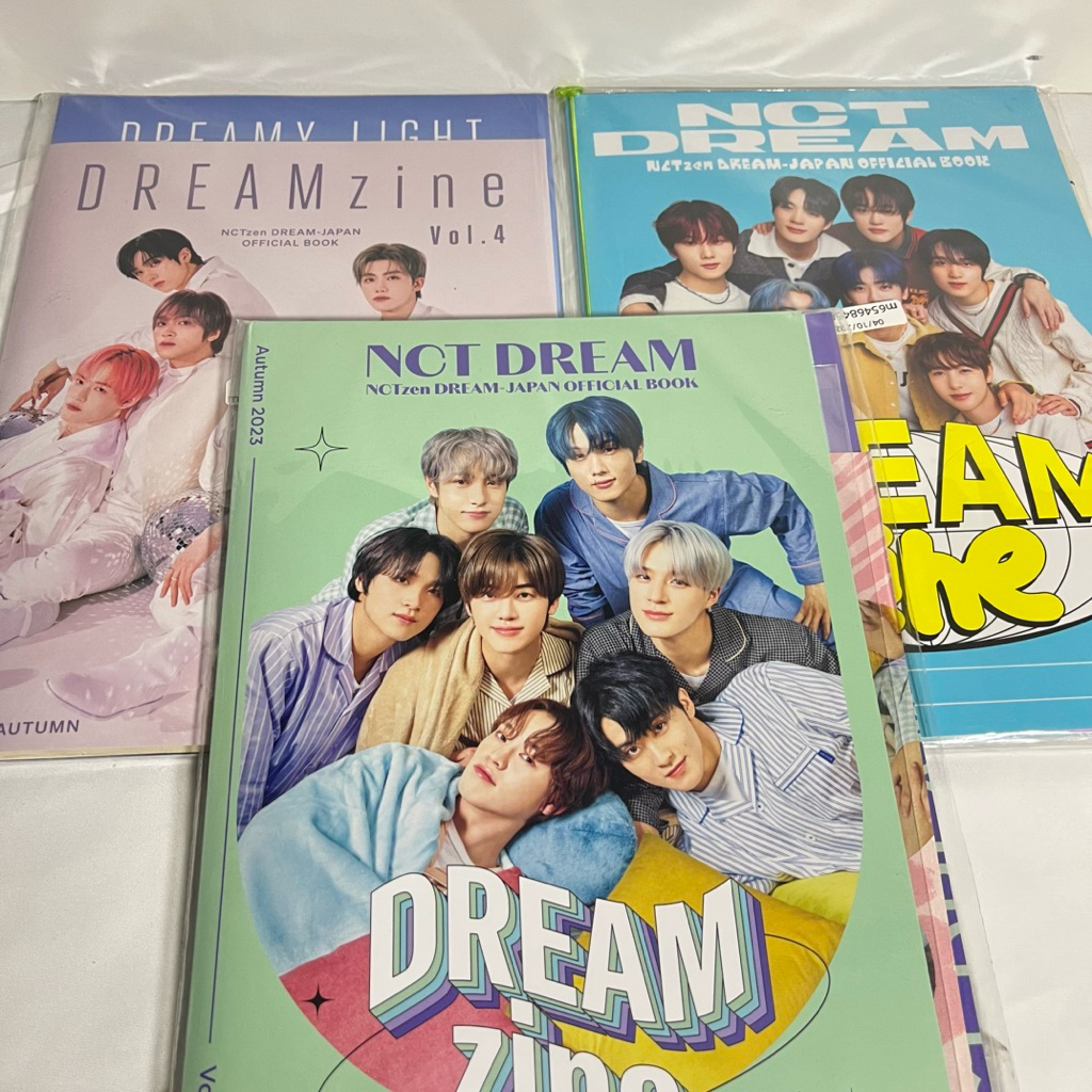 nct dream nct 127 official book japan dreamzine, cafe, nct life