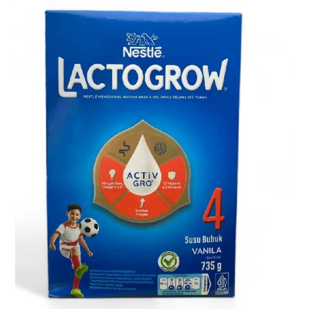 

LACTAGROW 4 Susu Bubuk Vanila 735Gr