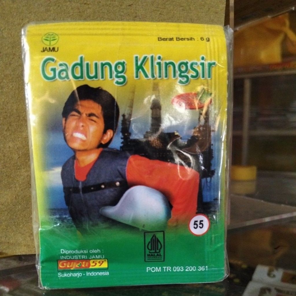 

jamu Gujati59 gadung klingsir( pegel linu) 1 pak isi 10 sachet